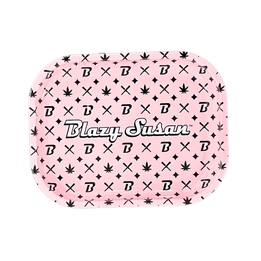 [BLAZY S&R SMALL] Blazy Susan Step & Repeat Metal Rolling Tray - Small