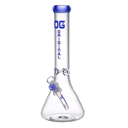 14" OG Original Colored Rim Beaker