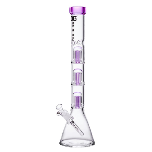 18" 7mm OG Original Triple Perc Beaker