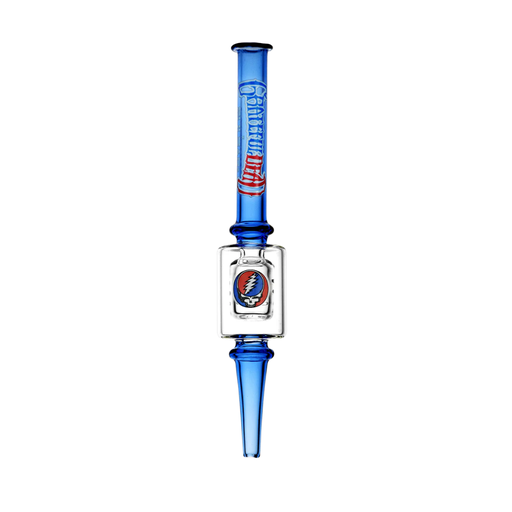 [HP211BL] 6.5" Pulsar X Grateful Dead Steal Your Face Dab Straw