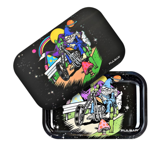 [SA3085KIT] Pulsar Trippy Trip Metal Rolling Tray w/ Lid - Medium