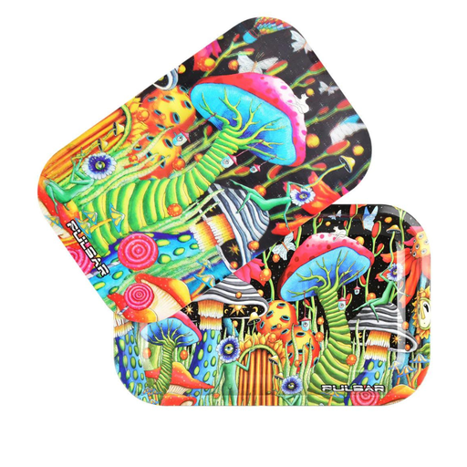 [SA4447KIT] Pulsar Garden of Cosmic Delights Metal Rolling Tray w/ Lid - Medium