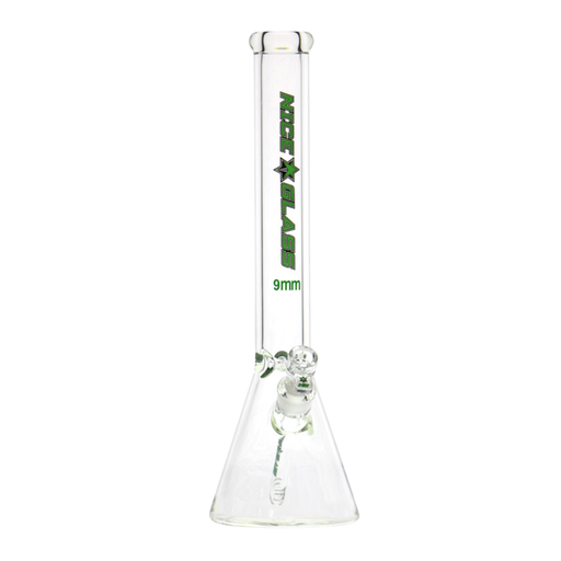 18" 9mm Nice Glass Beaker Bong