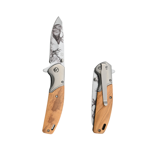 [CM98] Ozzuni Stainless Steel ELK Pocket Knife