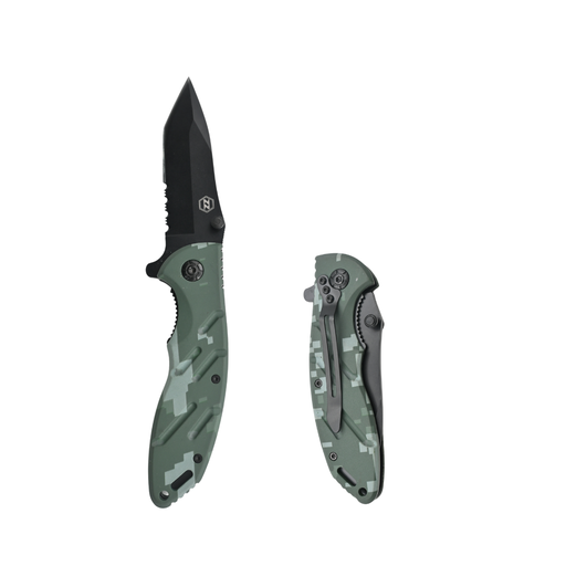 [B038] Ozzuni Camouflage Foldable Pocket Knife