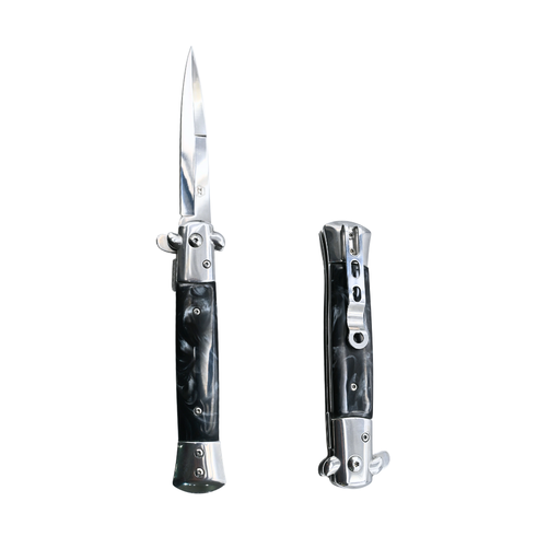 [MZ-86] Ozzuni Stainless Steel Resin Handle Foldable Pocket Knife - Assorted Colours