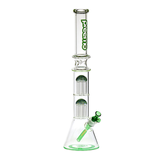 22" Preemo Glass Double Tree Perc Beaker