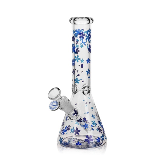 10" 5mm Arsenal Flower Serene Glass Bong