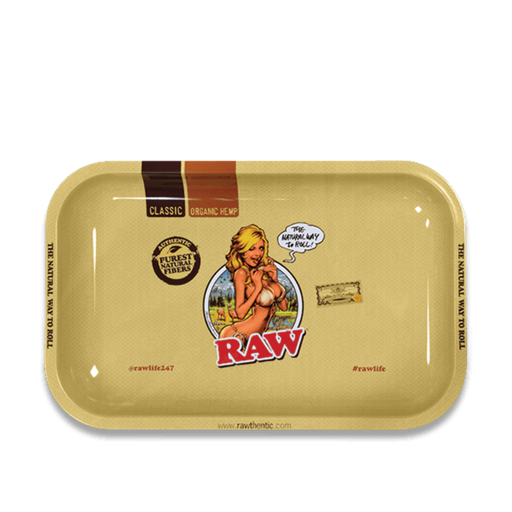 [RAW TRAY GIRL SM] RAW Girl Rolling Tray - Small