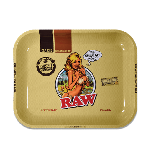 [RAW TRAY GIRL LARGE] RAW Girl Rolling Tray - Large