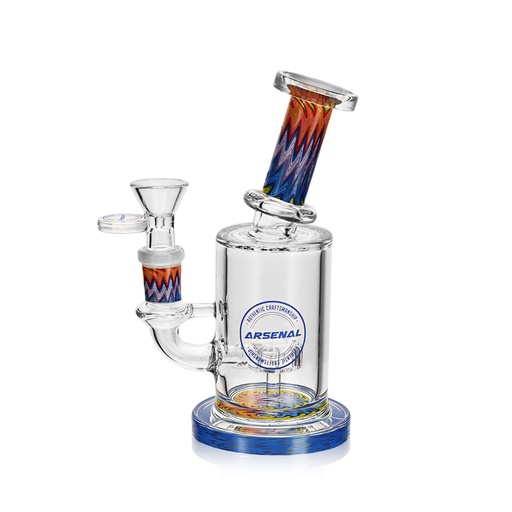 6" Arsenal Flame Streak Glass Rig