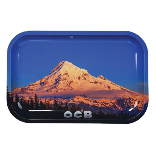 [OCBTRAYHOODM] OCB Mount Hood Metal Rolling Tray - Medium