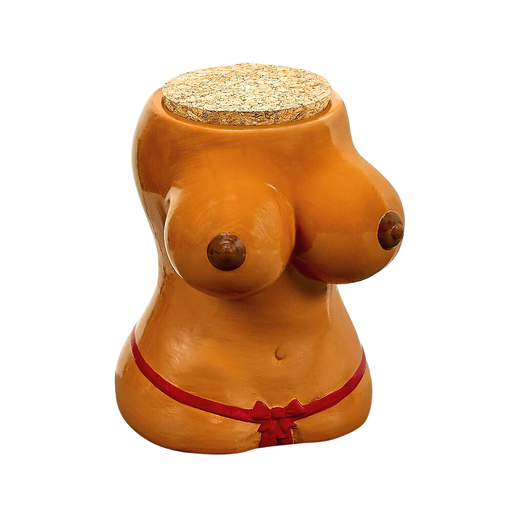 [88221] Deep Toned Sexy Lady Stash Jar