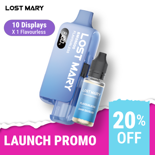 [ON BUNDLE LST BM25K] [ON] (Bundle) Lost Mary BM25k Disposable Vape  - 10 Displays x 1 Flavourless