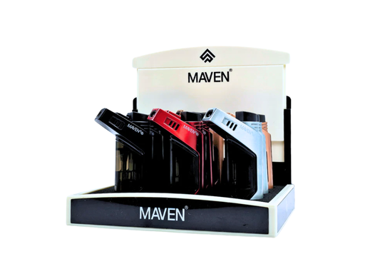 [MAVEN UNO LGT 9] Maven Uno Jet Flame Torch Lighters - 9ct