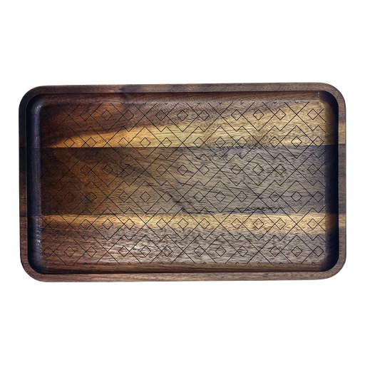 Artisanat M - Acacia Wood Rolling Tray - Asst Designs