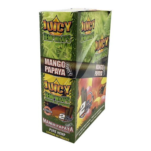 Juicy - Hemp Wraps - No Tobacco, Pure Hemp (2 X 25)