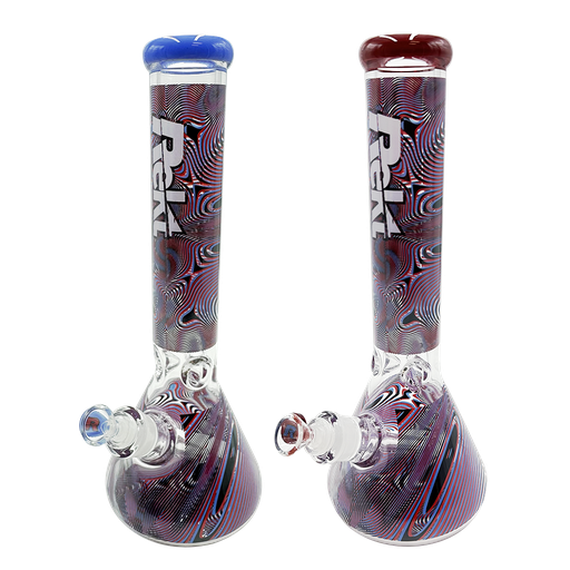 Rekt Bong - 14" 7mm - 3d Swirl