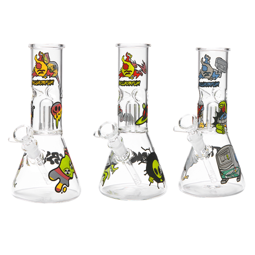 Squadafum - Glass Ice Bong Percolator Aliens ()