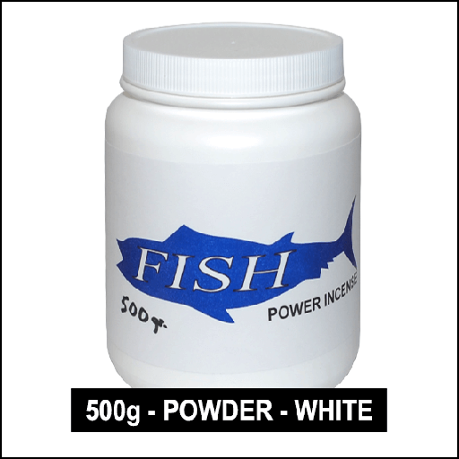 [01-1030] FISH - INCENSE - WHITE POWDER - 500GR