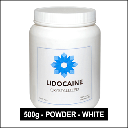 [01-1060] LIDOCAINE - INCENSE - WHITE POWDER - 500GR