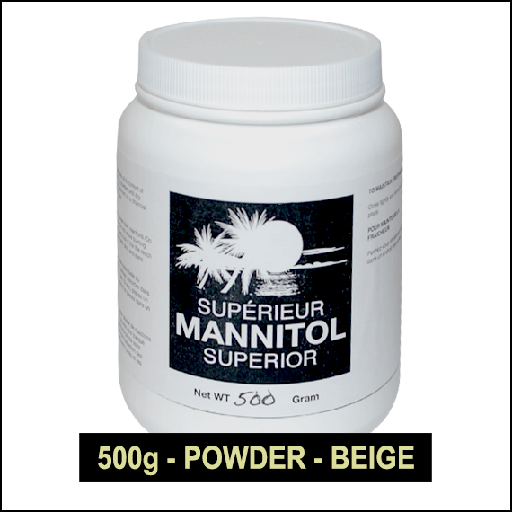 [01-1081] MANNITOL - INCENSE - BEIGE POWDER - 500GR