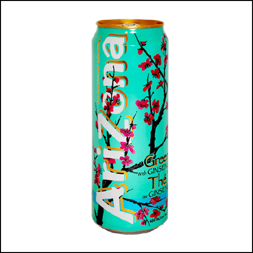 [07-0024] ARIZONA GREEN TEA - 680ML - STASH CAN