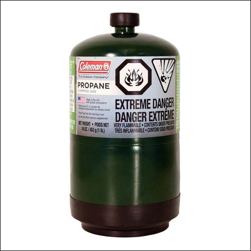 [07-0106] COLEMAN PROPANE TANK - 16.4OZ - STASH CAN