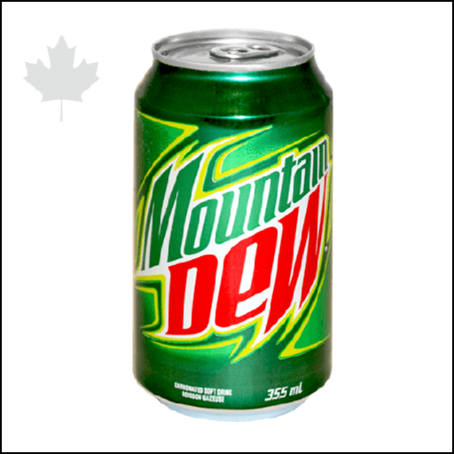 [07-0209] MOUNTAIN DEW POP - ENGLISH - 355ML - STASH CAN