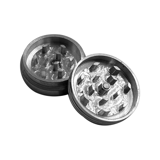 [18-0536] METAL GRINDER - 1.5" 2PC WITH MAGNET