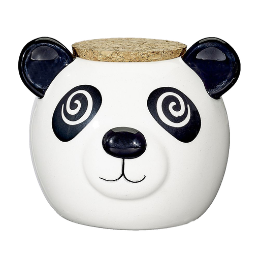 [18-1627] STORAGE JAR - CERAMIC PANDA