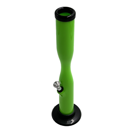 [19-3325] BONG - ACRYLIC - HOURGLASS - MADE IN USA - 12"