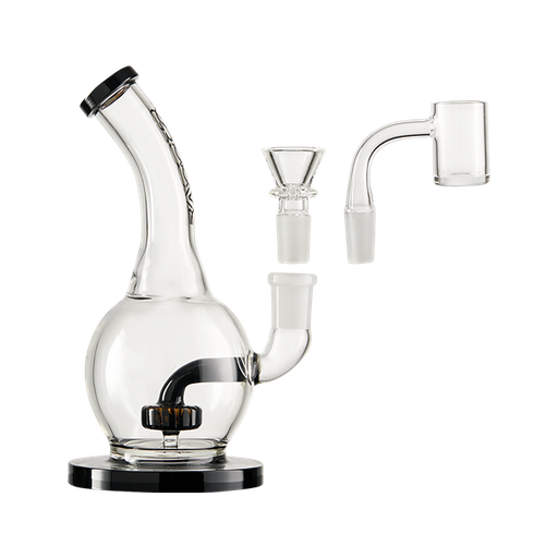 [19-3738] GROOVE ROUND RIG7" BLACK AND CLEAR