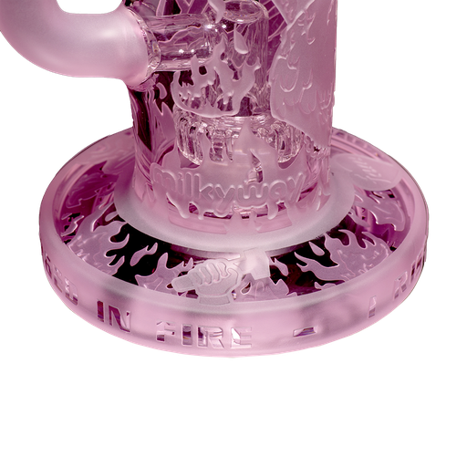 [21-0095-C] MILKYWAY XP - Phoenix: Forged in Fire 6″ Pink Cancer Dab Rig (mk-081)