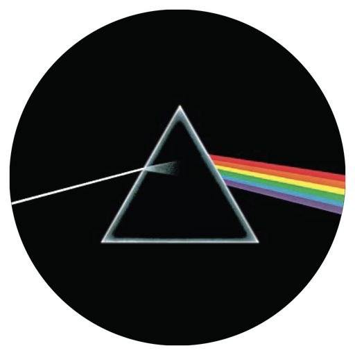 [AT-97] PINK FLOYD DARK SIDE OF THE MOON - GLASS ASHTRAY