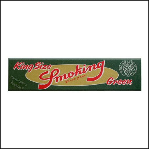 [RP-0838] SMOKING - ROLLING PAPER - GREEN - KS (50)