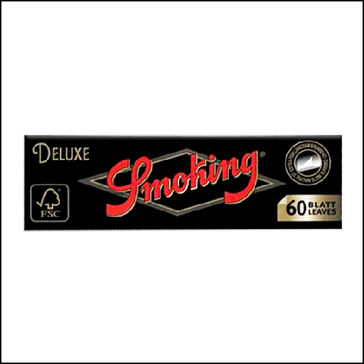 [RP-0840] SMOKING - ROLLING PAPER - DELUXE - SINGLE - 1.0 (50)