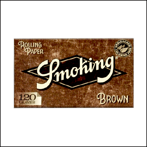 [RP-0845] SMOKING - ROLLING PAPER - BROWN - 1.0 DF (25)