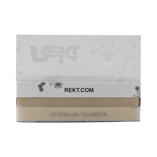 [RP-0924] REKT - HEMP  ROLLING PAPER BY KEB - 1 1/4 - 50PKS/BOX