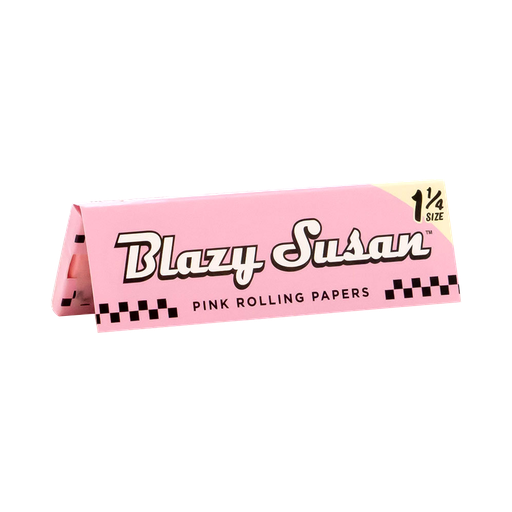 [RP-0930] BLAZY SUSAN - PINK ROLLING PAPER - 1 1/4 - (50PKS/BOX)