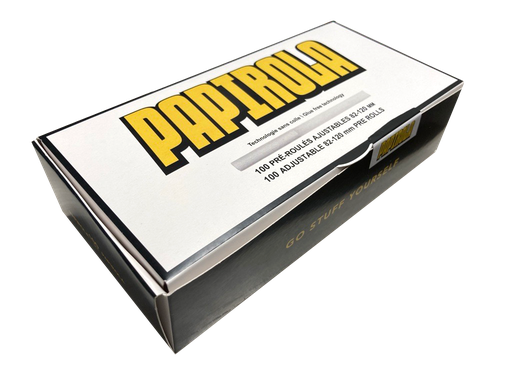 [RP-2105-C] ROLLING PAPER - PAPIROLA - ADJUSTABLE PRE-ROLLS - 100 PER PACK