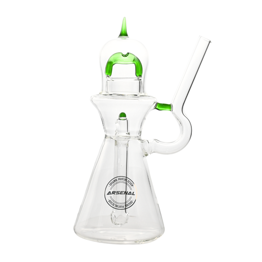 [WP-3729] 9.5" Crown Tip Hash Glass Bong