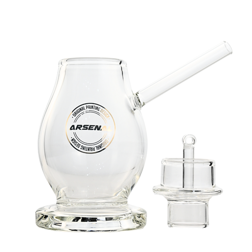 [WP-3702] 6" Arsenal Crystal Drew Drop Bong