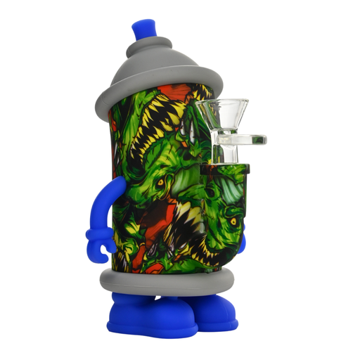 [SZ-AR-H441P] 6" Arsenal Spray Paint Tankwater Printed Bong